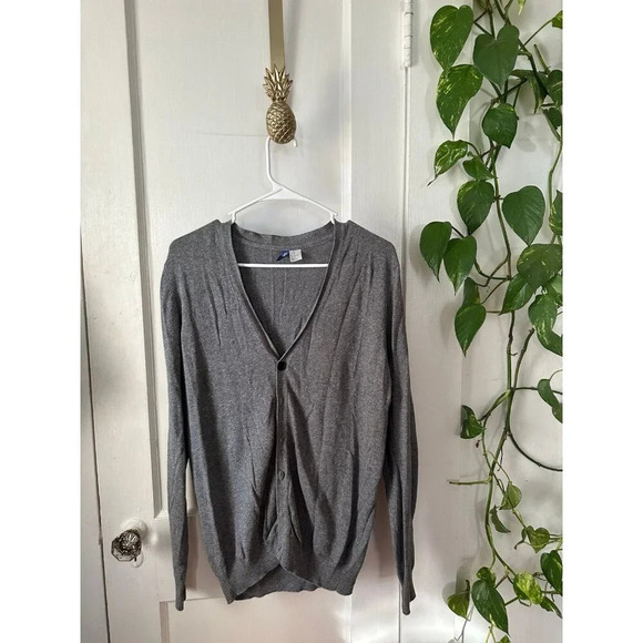 Divided H&M women’s size medium gray cardigan - Picture 1 of 6